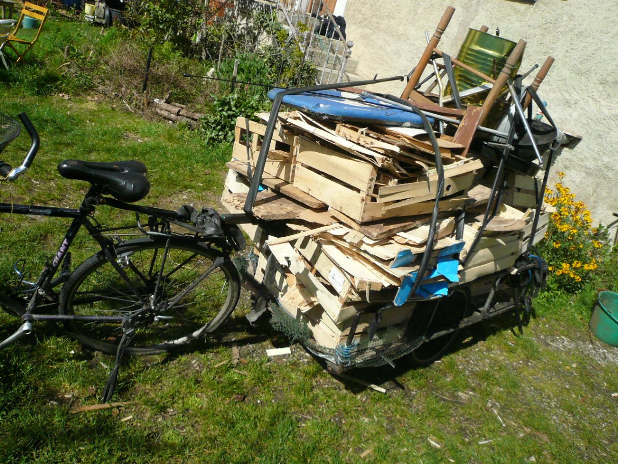 Récupération à vélo à domicile